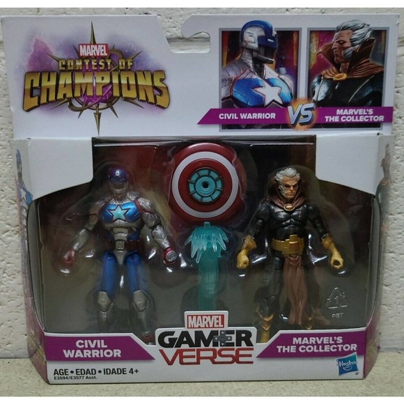 Marvel Gamerverse Contest of Champions Civil Warrior vs The Collector 2-pack - Picture 1 of 3